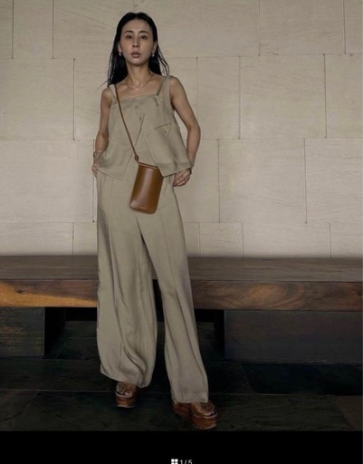 Ameri VEST SET BARE TOP ROMPERS ロンパース