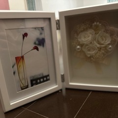 ドライフラワー写真立て