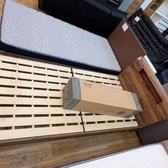 【軽トラック90分無料貸し出し/お値下げ】シングルベッド入荷しました！！の画像
