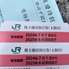 JR東日本株主優待割引券
(4割引)