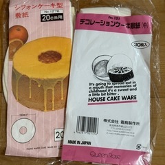 製菓用品差し上げます　(1)
