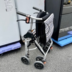 《売約済》【武蔵小山店】 シルバーカー シルバーカート ショッピングカート 歩行補助 歩行器 tacaoF テイコブ 高齢者用 折りたたみ 介護用品 介護 散歩 コンパクト シニア 用 お買い物カート 4輪 カート チェック柄の画像