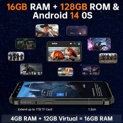 [新品] OUKITEL WP32 頑丈なスマートフォン SIMフリー 16+128GBの画像