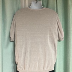 1333.UNIQLOオーバーサイズVネックセーター（半袖）☆の画像