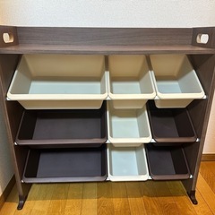 アイリスオーヤマ　おもちゃ収納棚　ボックス