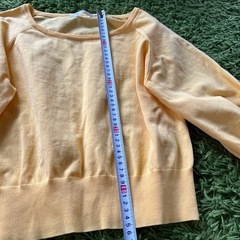 美品　M.deux サマーニット　綺麗なイエローの画像