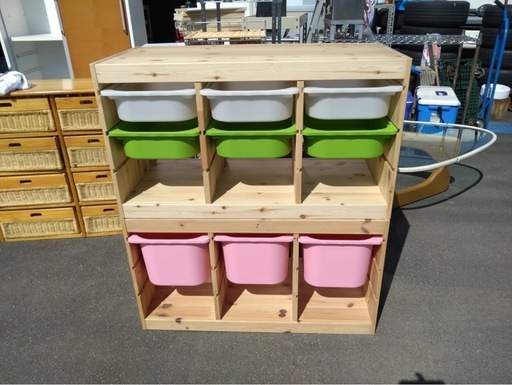 IKEA トロファストプラスチックボックス6個付Bタイプ IKEA トロファストプラスチックボックス6個付Bタイプ （Amazon