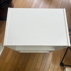 カラーボックス  
2段　白　ホワイトの画像