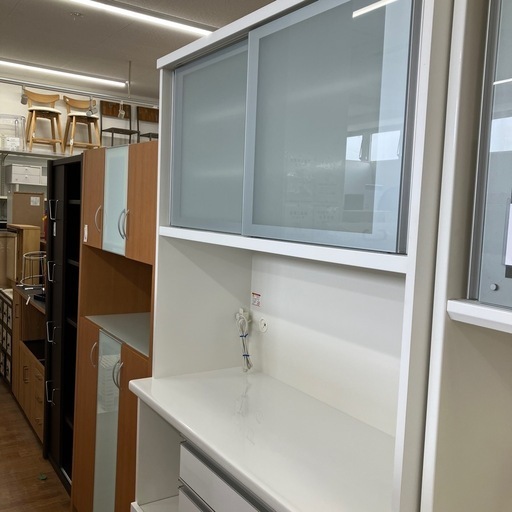 松田家具　レンジボード　2枚扉【取りに来れる方限定】