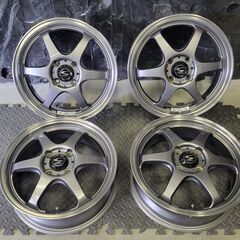 15インチ シルバー 5スポークホイールセット