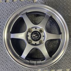 15インチ シルバー 5スポークホイールセットの画像