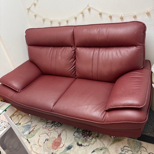 イタリア皮　ソファ