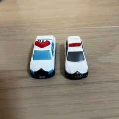 トミカ　ポケットトミカとソフビコレクション　フィギュア　ガチャガチャ　パトカーの画像