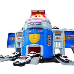 トミカ　ポリスステーション　工事現場　コマンドステーション　消防署の画像