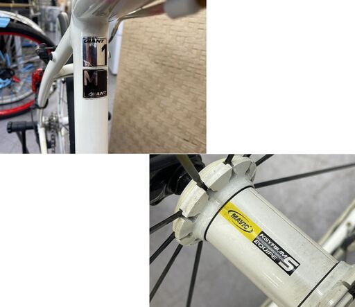 GIANT ESCAPE RX1 Mサイズ フラットバーロード SHIMANO 105 ホイール MAVIC KSYRIUM クロスバ
