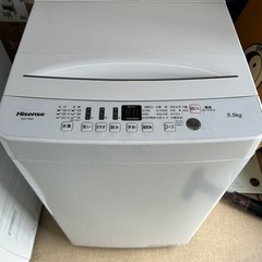 ハイセンス　2019年製　洗濯機　５.5kg HW-T55D