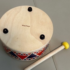 プラントイ　太鼓　木のおもちゃの画像