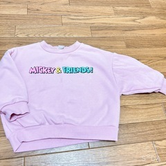 Disney トレーナー 裏起毛 100サイズ