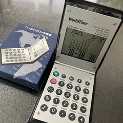 ワールドクロック　電卓　