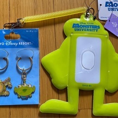 トイストーリー キーホルダー MONSTERS,INC パスケースの画像