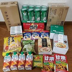 食品　飲料　ラーメン　お菓子