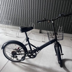 【受付終了】折り畳み自転車　変速ギア付き