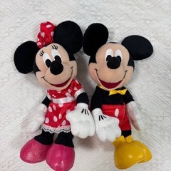ミッキー　ミニー　ぬいぐるみ