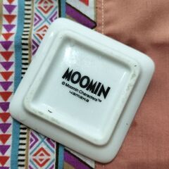 ﾚｱムーミンの四角い豆皿★の画像