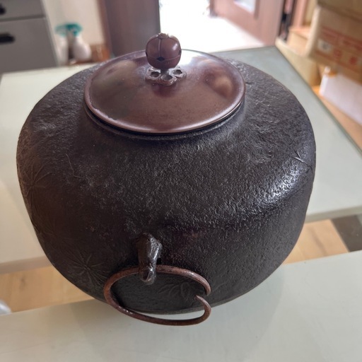 インテリア置物 風炉窯鉄瓶