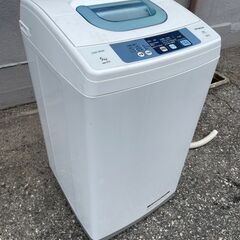 ★動作〇★ 一人暮らし向け 洗濯機 日立 NW-5TR 5kg ...