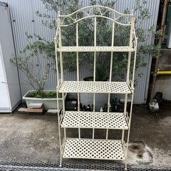 ガーデニング アイアン ラック 棚 折りたたみ可能 多肉植物など...