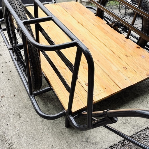 希少！60年前のレトロリヤカー｜新品タイヤ・塗装＆板交換済み｜頑丈な