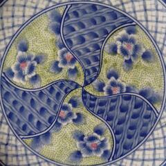 和食器 皿 花柄 19cm 4点セットの画像