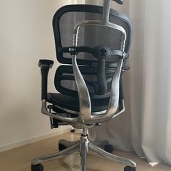 【受渡先決定】エルゴヒューマンプロ オットマン付 ergohuman PRO OTTOMAN EHP-LPL KM-11の画像