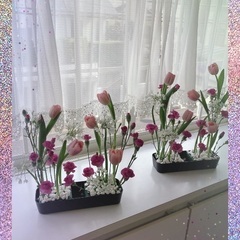 日曜も開催💕【フラワーアレンジ】初めての方のレッスンもありの画像