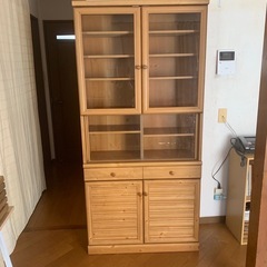 【半額値下げ】食器棚　キッチンキャビネット