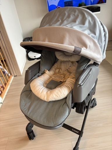 コンビ ホワイトレーベル ネムリラ AUTO SWING BEDi Long スリープシェル EG