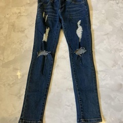 ダメージデニムスキニー