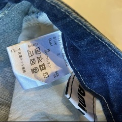 ダメージデニムスキニーの画像