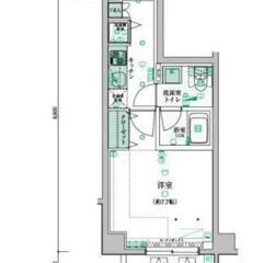 【ペット可★特集】都電荒川線/面影橋駅 歩5分　分譲賃貸1Kマンション⭐️オートロック、室内洗濯置 シューズボックス、システムキッチン 南向き、温水洗浄便座、エレベーター 洗面所独立、洗面化粧台、2口コンロ 駐輪場、宅配ボックス、防犯カメラ - 新宿区