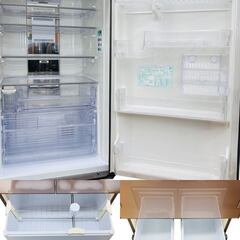 【レガストック川崎本店】SHARP シャープ ノンフロン冷凍冷蔵庫 415L SJ-GT42D-T 2018年製 プラズマクラスター ガラストップ 両開き 4ドア メタリックブラウンの画像