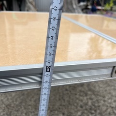 アルミテーブル 椅子セット 小さめ アウトドア用品　折りたたみ式　バーベキューキャンプに　の画像