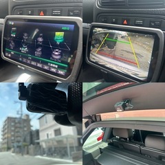 美車 車検R9.2月迄 当たり車 ポルシェ カイエン V6 3.6L 957型 SR 黒革シート パナソニック　フローティングナビ ETC BC リアモニター×2の画像
