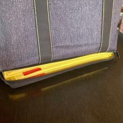 阪神タイガース　トートバッグ　デニム調　ペアクッション付き　応援グッズの画像