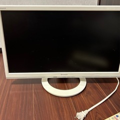 SHARP小型白テレビ 