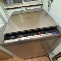 洗濯11kg ～ 乾燥 6kg   日立 BW-DX110A  【 2017年4月購入】シャンパンゴールドの画像