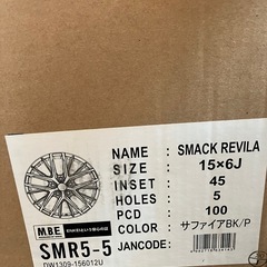 smack revila ４本セット ホイール 15×6Jの画像