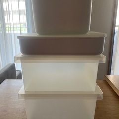 ほぼ未使用　無印良品　収納ボックス3種4個の画像