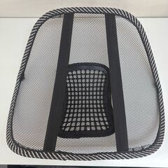 メッシュ背もたれサポート クッション カーシート用 オフィスチェア対応 腰サポートの画像