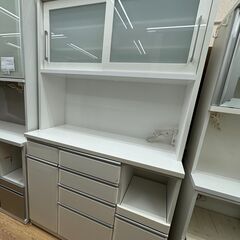 ★ジモティー割あり★KJ9991 ニトリ 食器棚 ホワイト H2...